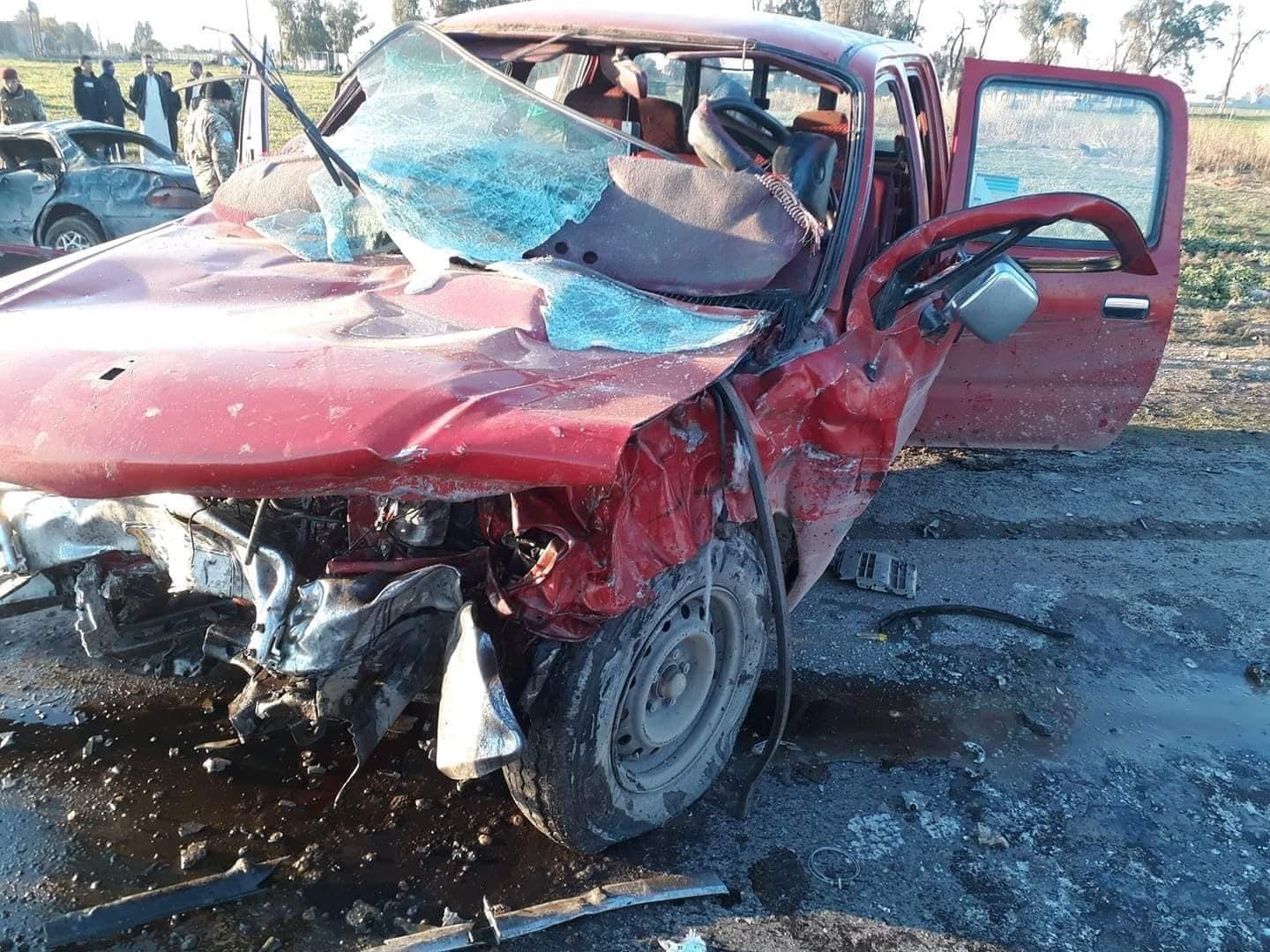 بەھۆی رووداوێکی ھاتوچۆ لە کەرکوک پێنج کەس بوونەقوربانی