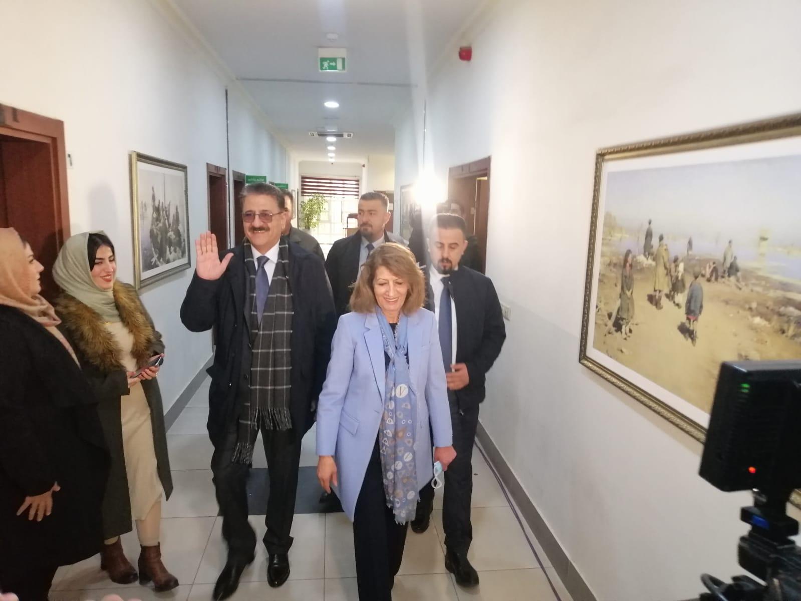 جوتیار نوری وەک لێپرسراوی مەکتەبی ڕێکخراوە دیموکراتییەکانی یەکێتی دەستبەکار بوو