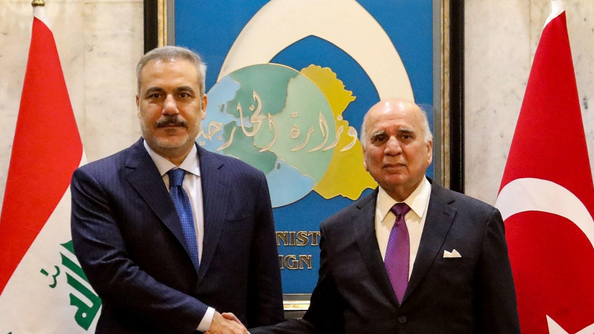 بەغداد؛ کۆنفرانسی رۆژنامەوانی وەزیری دەرەوەی عیراق  و هاوتا تورکیەکەی