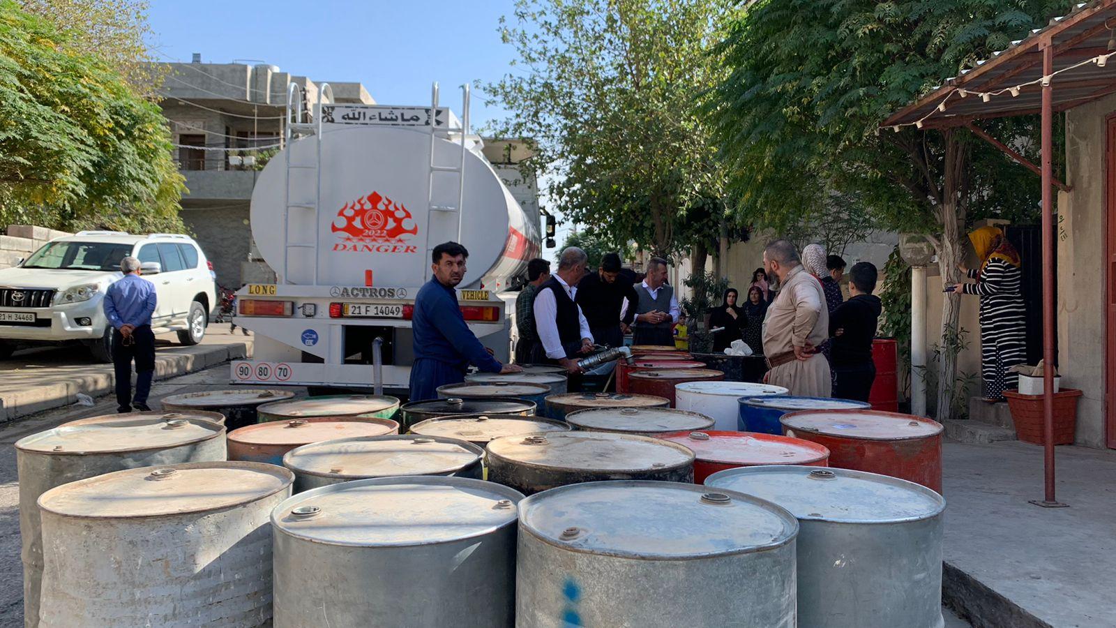 بەھۆی گرانی نرخی نەوتی ماڵان بەشێک لە ھاوڵاتیان ئامادەنین نەوت وەربگرن