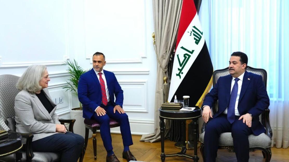 سەرۆک وەزیرانی عێراق لەگەڵ باڵیۆزی ئەمریکا کۆبووەوە