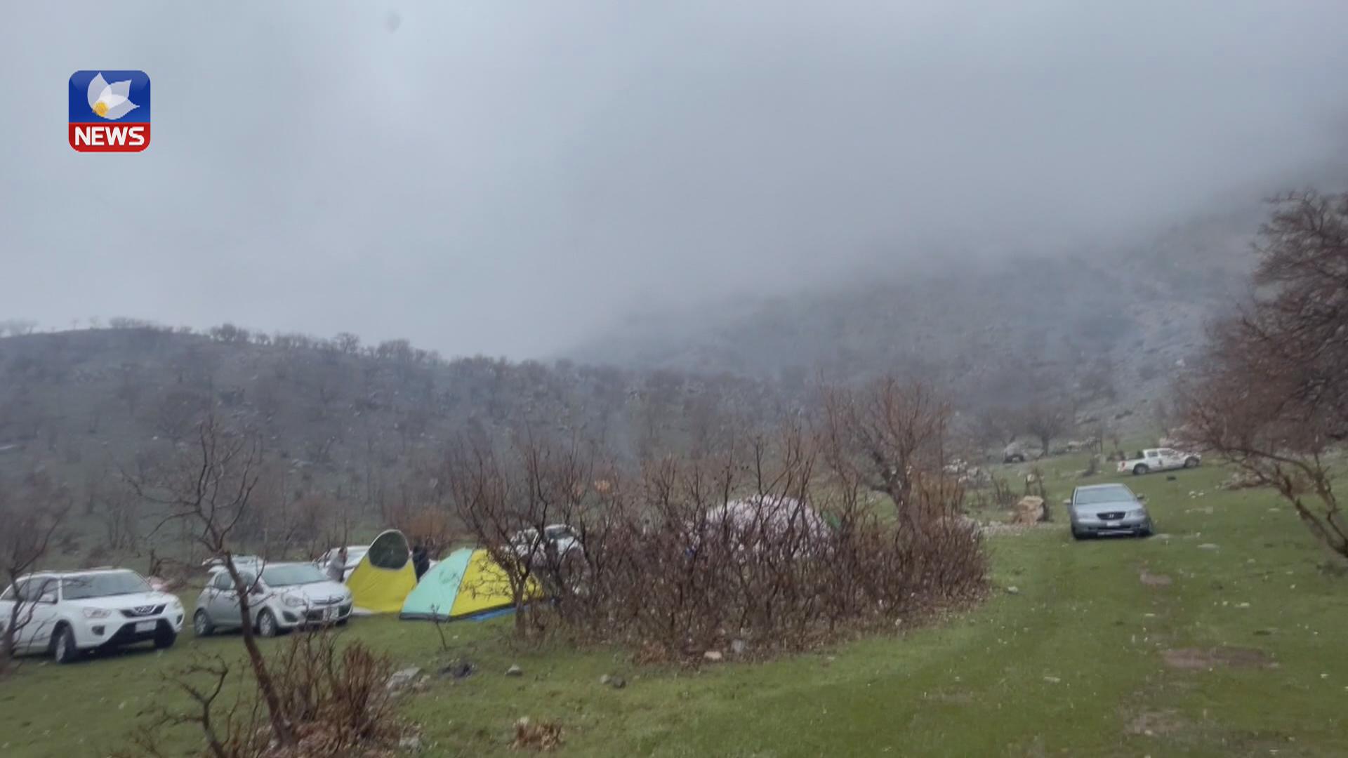 لە باڵەكایەتی هاوڵاتیان لەژێر بەفرو سەرمایەكی زۆر سەیرانیان كرد