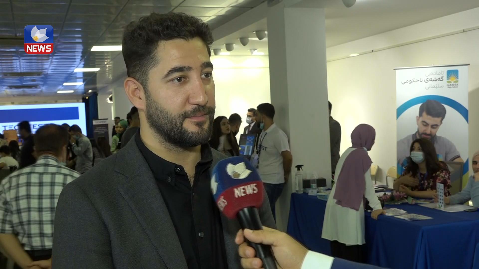 شوناس حسێن: ڕەخساندنی دەرفەتی گونجاو بۆ گەنجان وادەکات پڕۆژەی داھێنانیان ھەبێت