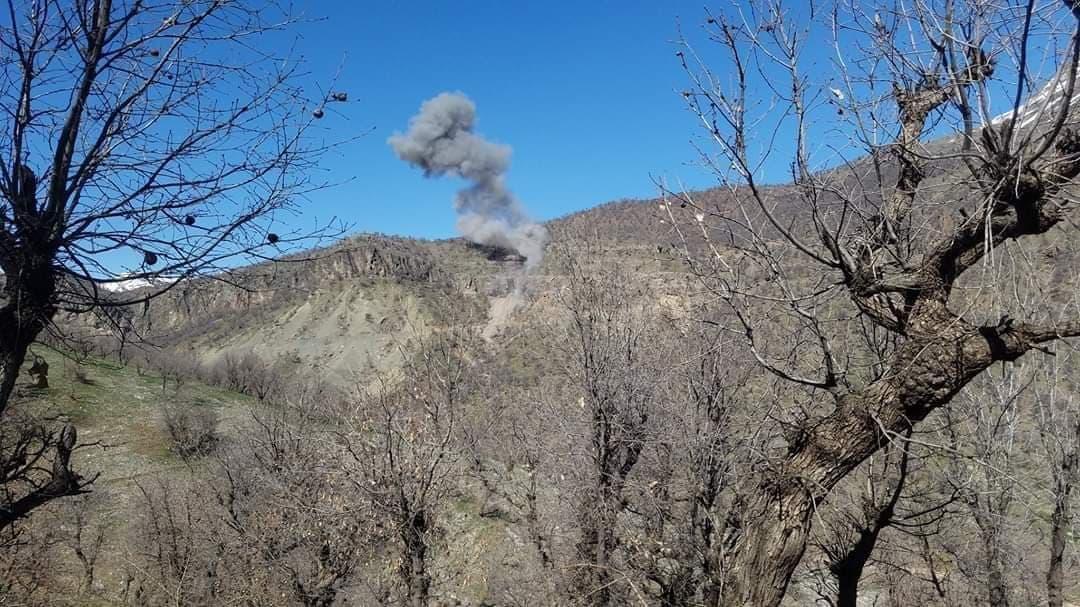 فڕۆکە جەنگیەکانی تورکیا ناوەندی کۆبانێ و گوندەکانی دەورروبەری بۆردومان دەکات