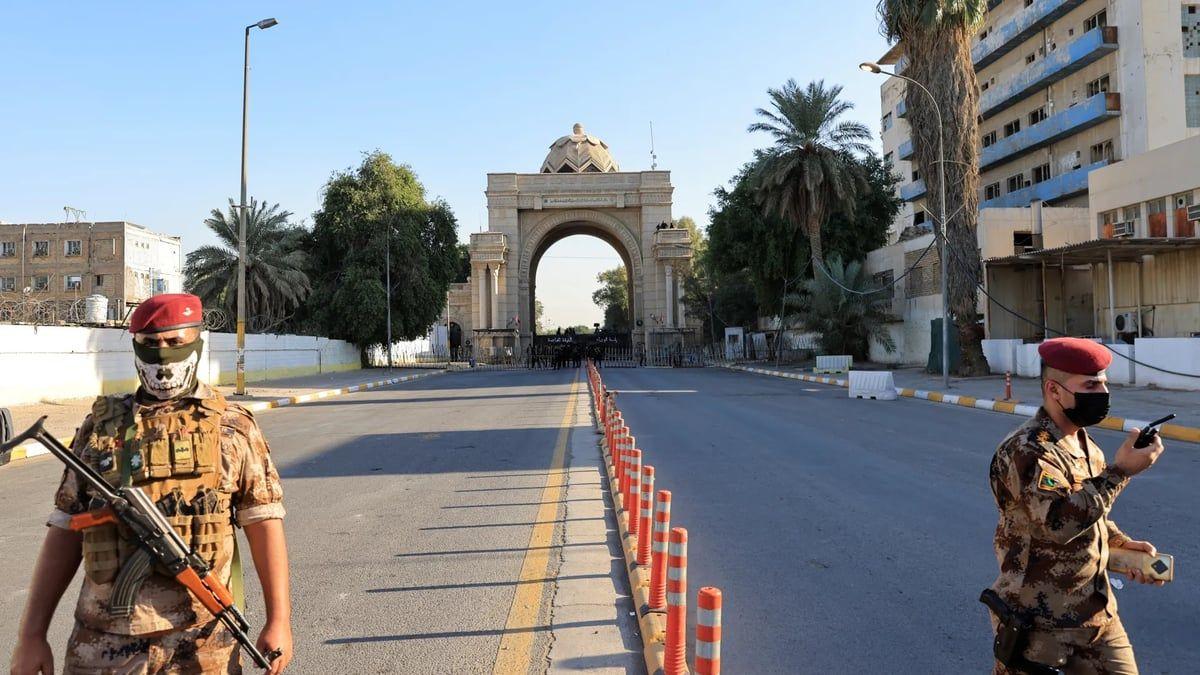 شەوی رابردوو درۆنێکی نەناسراو لە ئاسمانی ناوچەی سەوزی بەغداد سوڕاوەتەوە