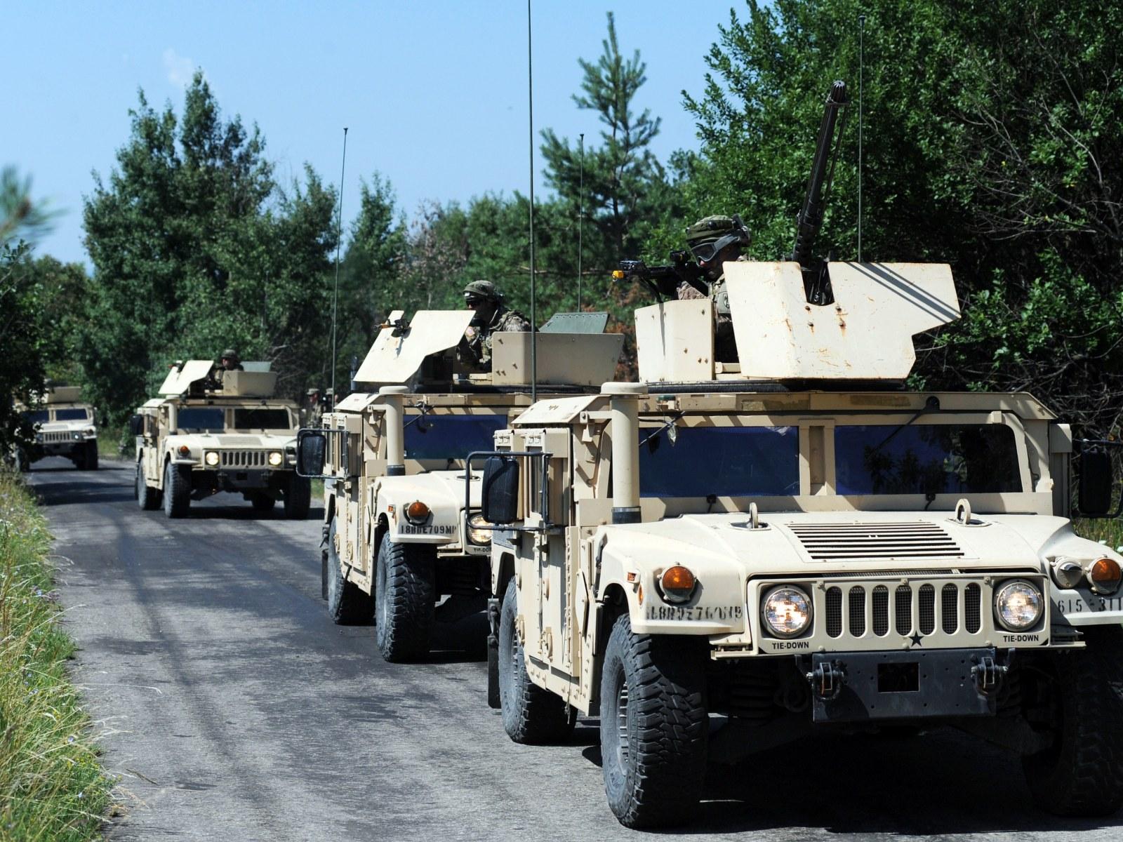 یەکەم کاروانی ھاوکاری سەربازیی ئەمریکا گەیشتە ئۆکراین