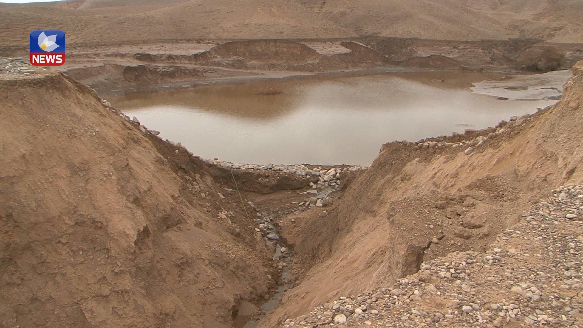 بەهۆی بارانبارینەوە بەنداوێك لە ناحیەی تەكیەی جەباری داڕوخا