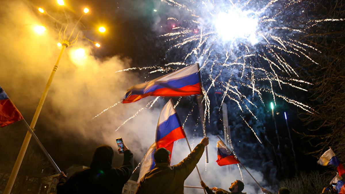 دانیشتووانی لۆھانیسک و دۆنتیسک بە بڕیارەکەی پوتن خۆشحاڵن