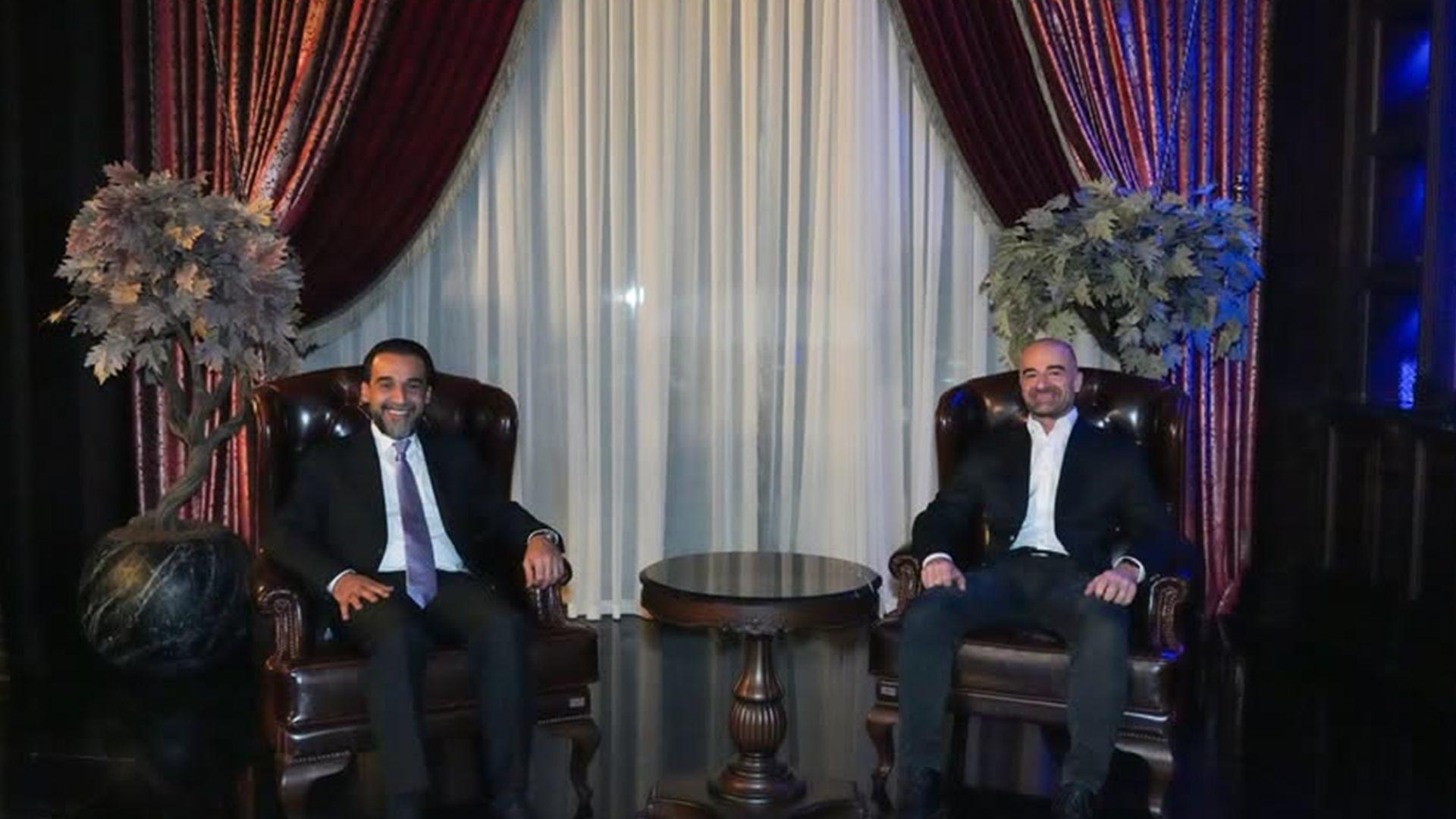 سەرۆک بافڵ لەگەڵ محەمەد حەلبووسی سەرۆکی هاوپەیمانی تەقەدووم کۆبوەوە