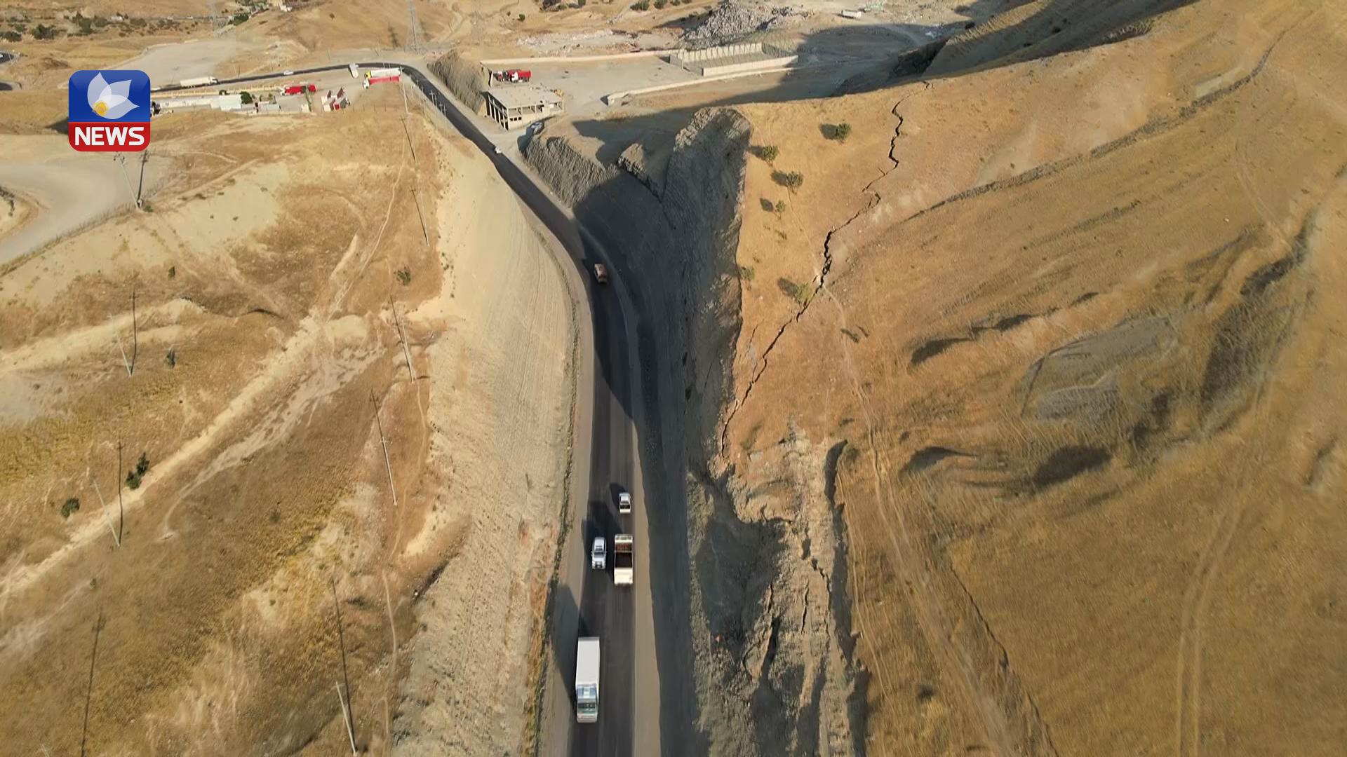 مەترسی داڕمانی ڕێگەی کەمەربەندی سۆران چارەسەر دەکرێت