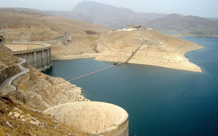 ئاوی بەنداوەکانی دوکان و دەربەندیخان کەمی کردووە