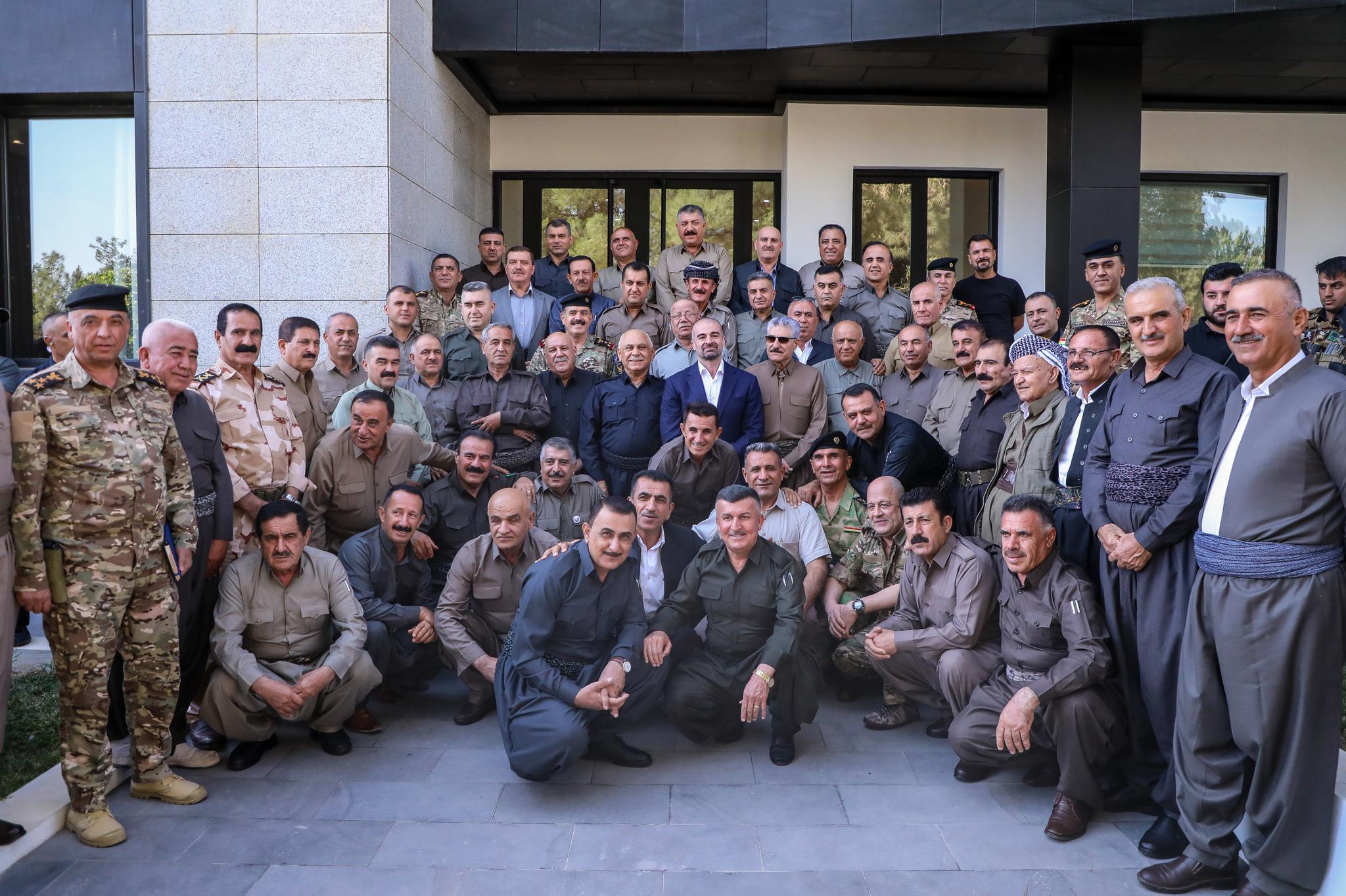 بافڵ تاڵەبانی لە قەڵاچوالان لەگەڵ فەرماندەی لیواکانی ھێزی پێشمەرگە کۆبووەوە