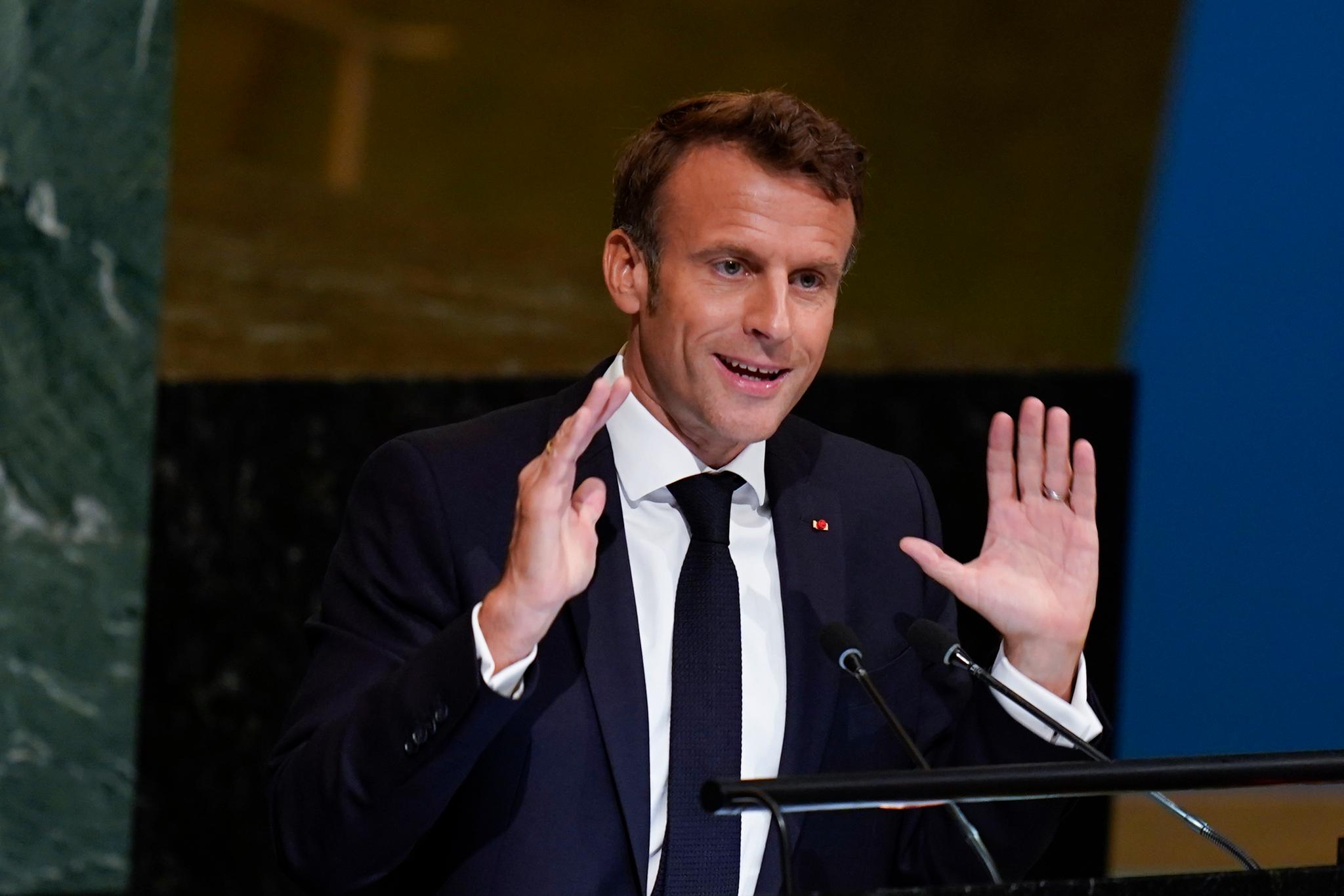 Macron works to boost renewable energy, now lagging behind neighbors 