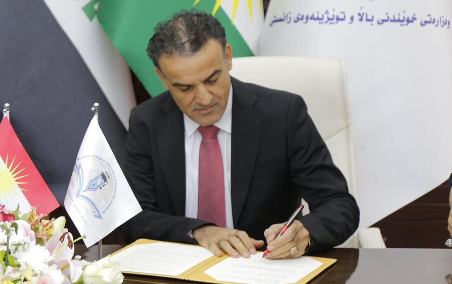 وەزیری خوێندنی باڵا: تا ئێستا ٤٠٪ی خوێندکاران فۆرمی زانکۆلاینیان پڕکردوەتەوە