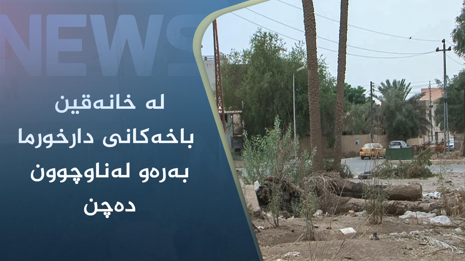 لە خانەقین باخەکانی دارخورما بەرەو لەناوچوون دەچن