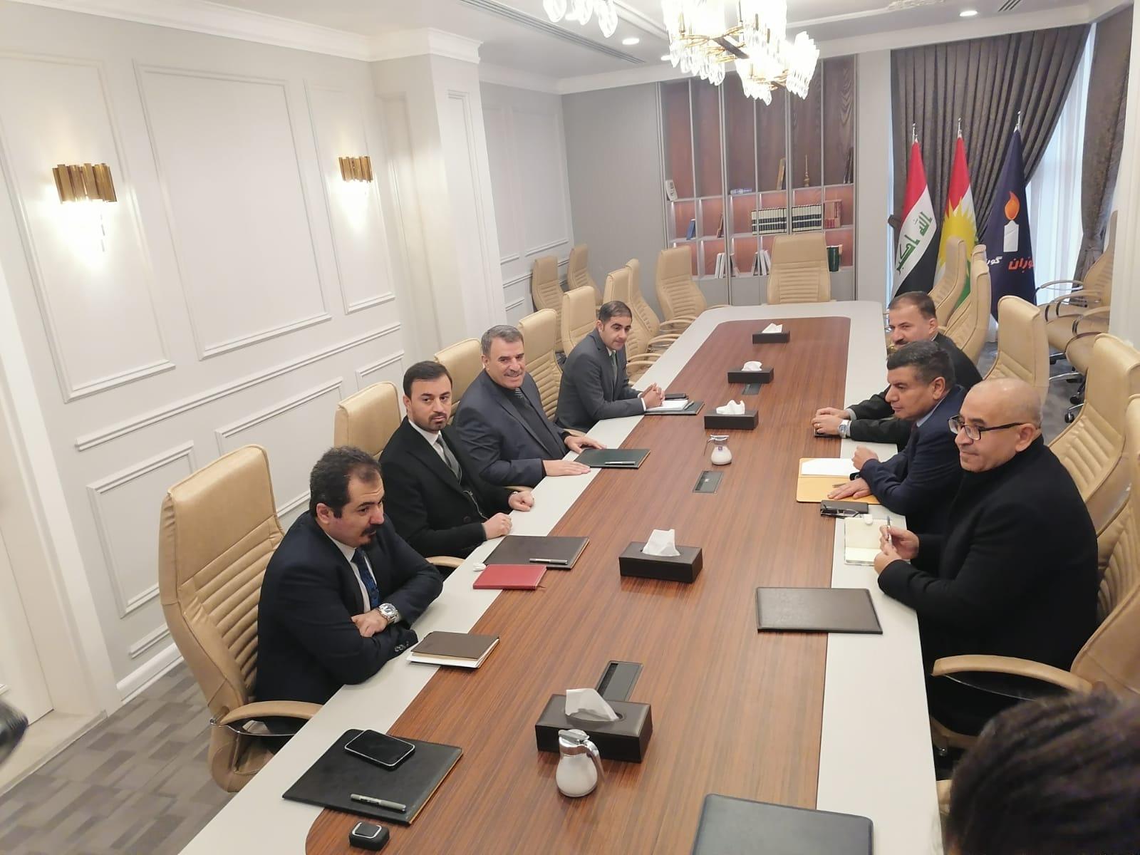 وەفدێکی یەکێتی لەگەڵ گۆڕان و یەکگرتووی ئیسلامی کۆبۆوە