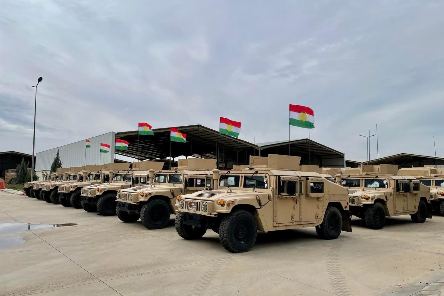 بەشێکی تر لە ھاوکارییەکانی ھاوپەیمانان بە سەر پێشمەرگەدا دابەشکرا