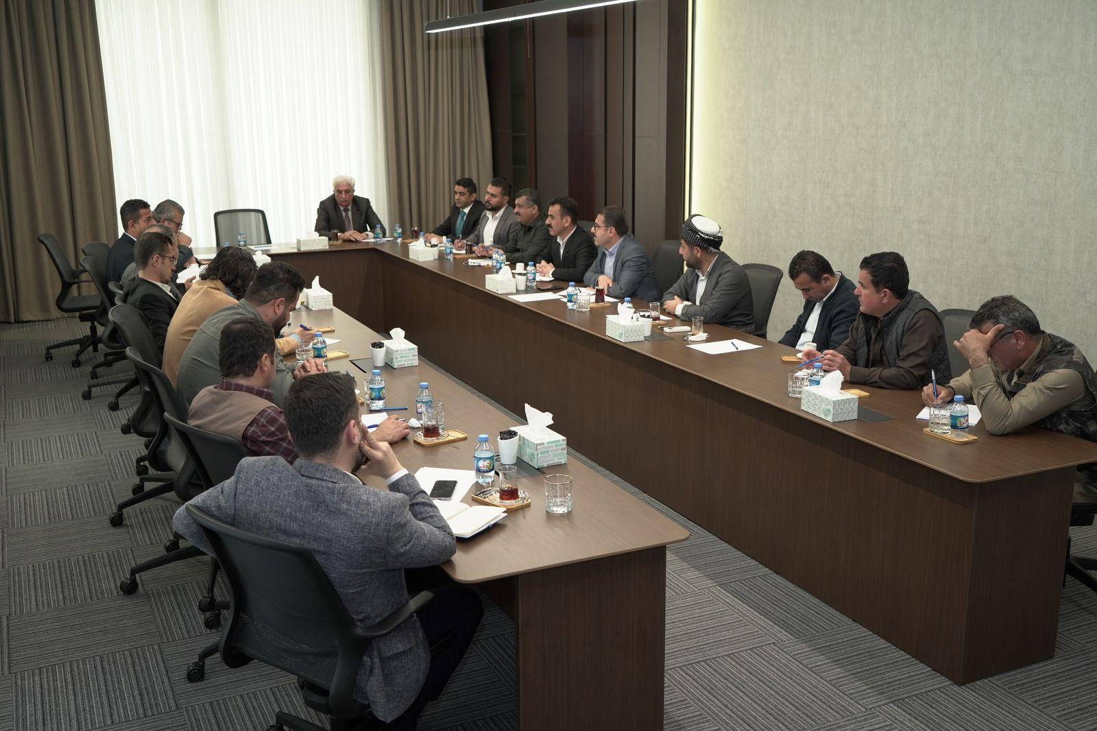 لە نوسینگەی قوباد تاڵەبانی دەستەی سەرپەرشتیاری ناڕەزایەتییەکانی دەبەندیخان کۆدەبنەوە