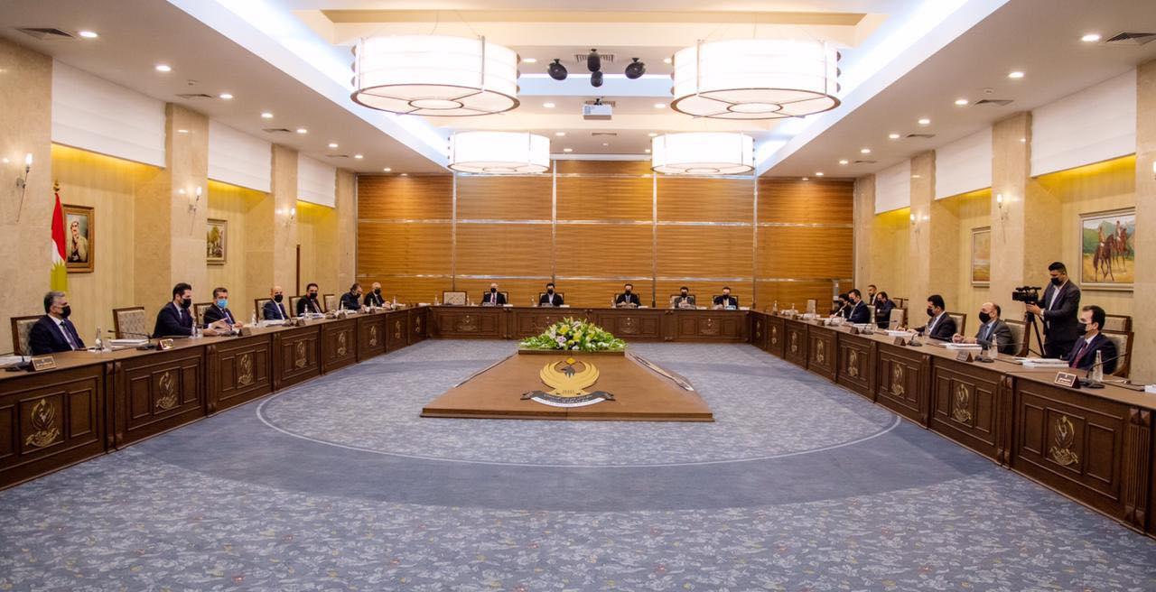 ناوەڕۆکی کۆبوونەوەی ئەنجومەنی وەزیرانی هەرێم  