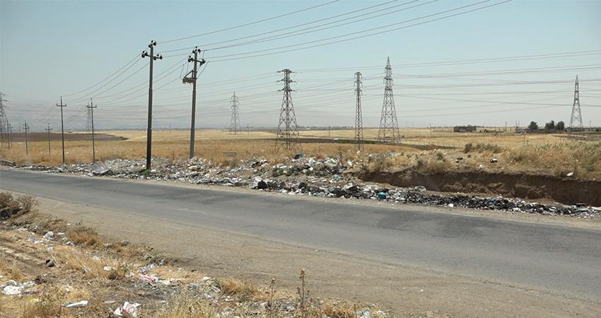 فڕێدانی خۆڵ و خاشاک لە رێگەی بەکرەجۆ نیگەرانی دروستکردووە