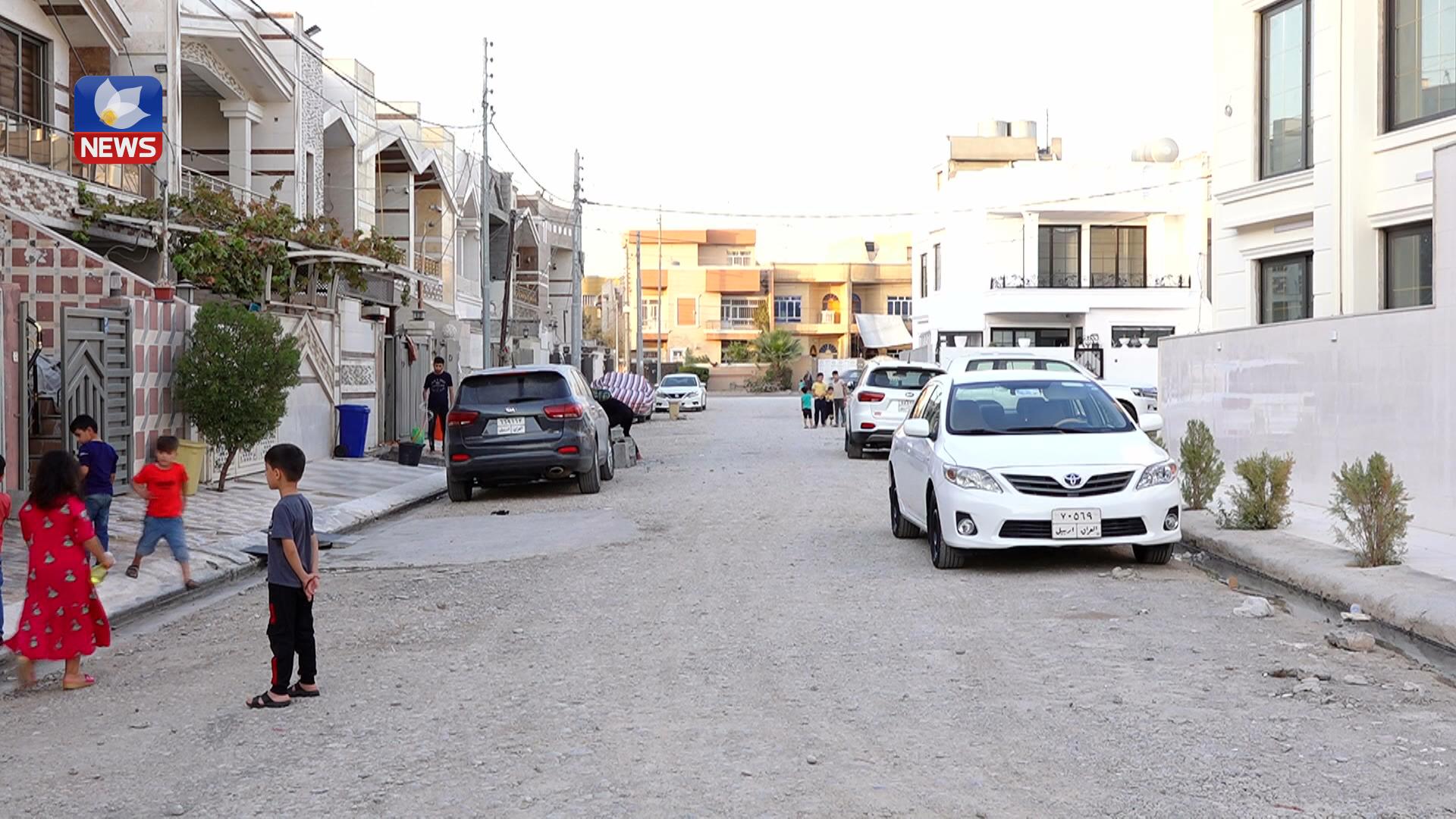 لە ھەولێر چەندین گەڕەک ساڵانێکی زۆرە لە چاوەڕوانی گەیاندنی پڕۆژەی خزمەتگوزارین