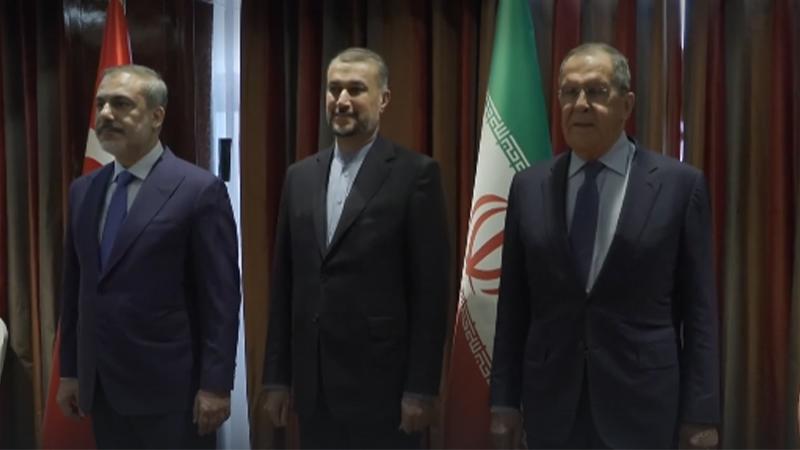 وەزیرانی دەرەوەی تورکیا و ئێران و روسیا لە نیویۆرک لەبارەی سوریا کۆبوونەوە