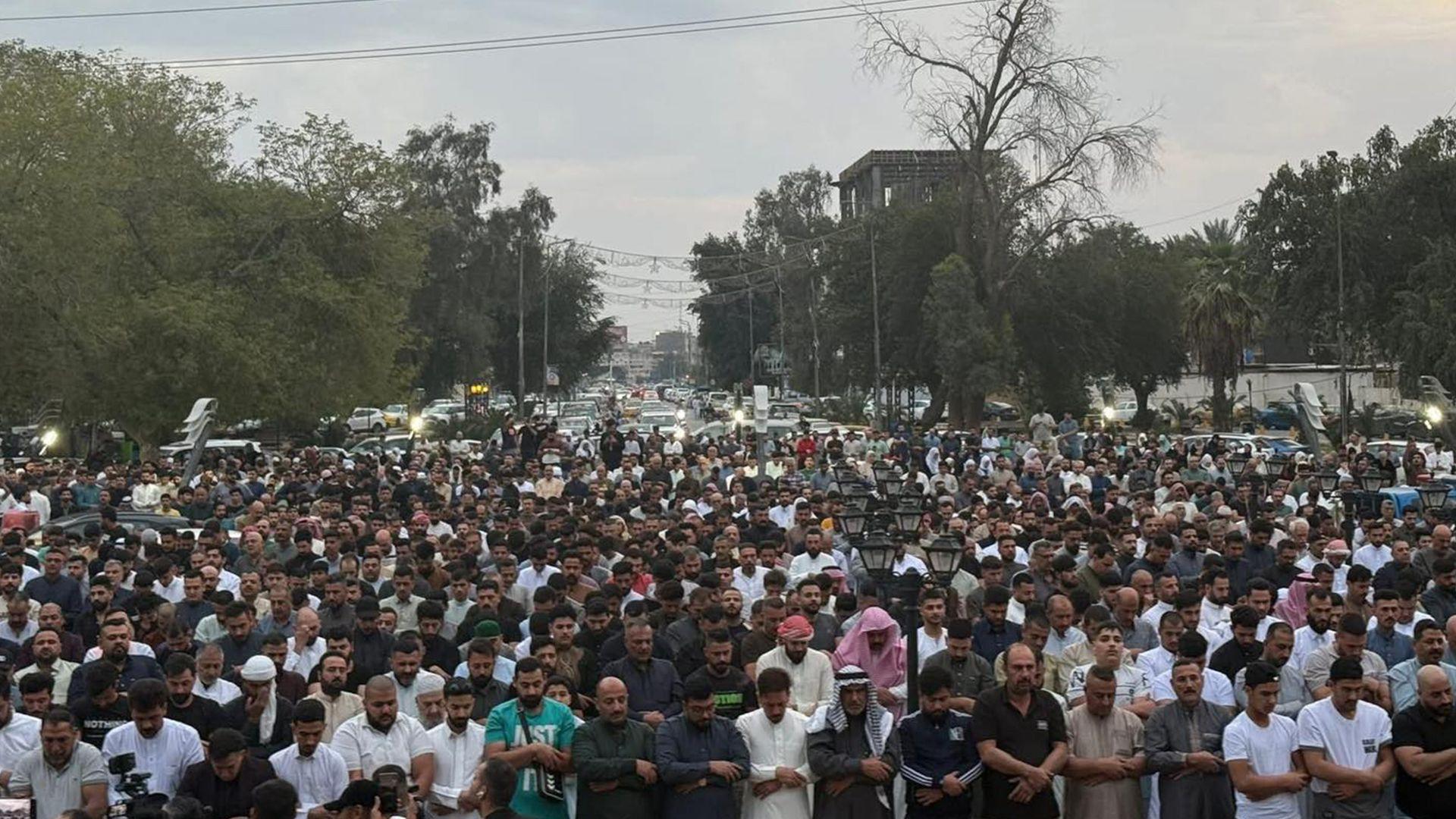 لە بەغداد و ئەنبار و موسڵ رێگە نەدرا نوێژی جەژن لە مزگەوتەكاندا بكرێت