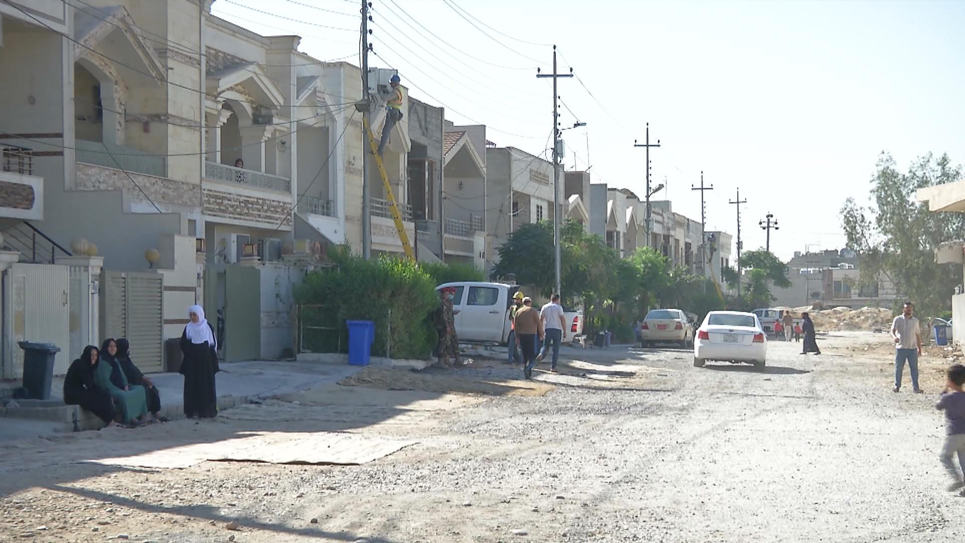 بە زۆر پێوەری زیرەک بۆ گەڕەکی سیمی خاتووناوا لە ھەولێر دانرا