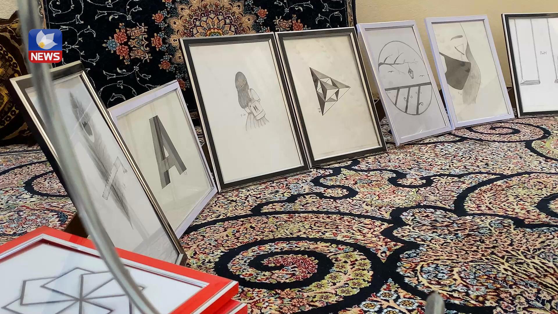 کچە خوێندکارێکی کەلار بووەتە نیگارکێشێکی لێھاتوو