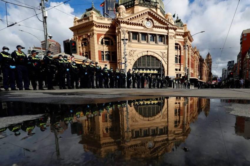 ھەزاران کەس لە سیدنی دژی توندکردنەوەی رێکارەکانی خۆپارێزی رژانە سەر شەقامەکان 