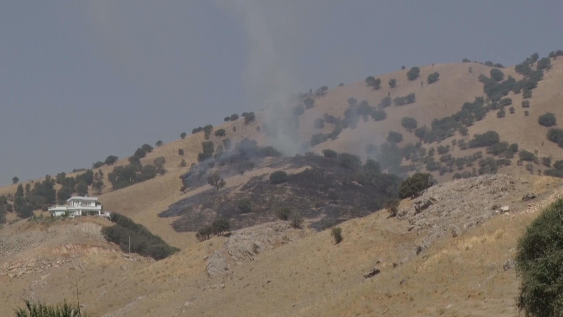 سنوری پێنجوێن و شارباژێڕ بە فرۆكە بۆردومانكران