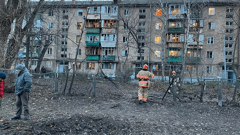 روسیا بە درۆنی بۆمبێڕێژکراو ھێرشی بەرفراوانی کردەسەر پایتەختی ئۆکراین