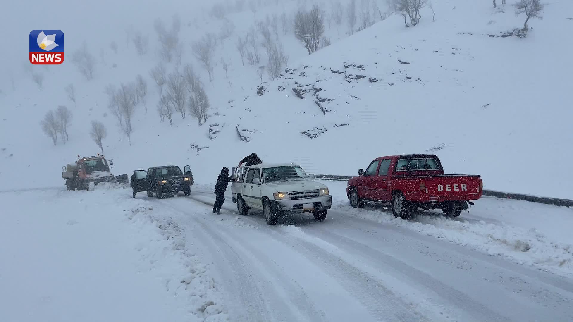 شەپۆلێکی بەفربارین سنوری برادۆستی گرتەوە