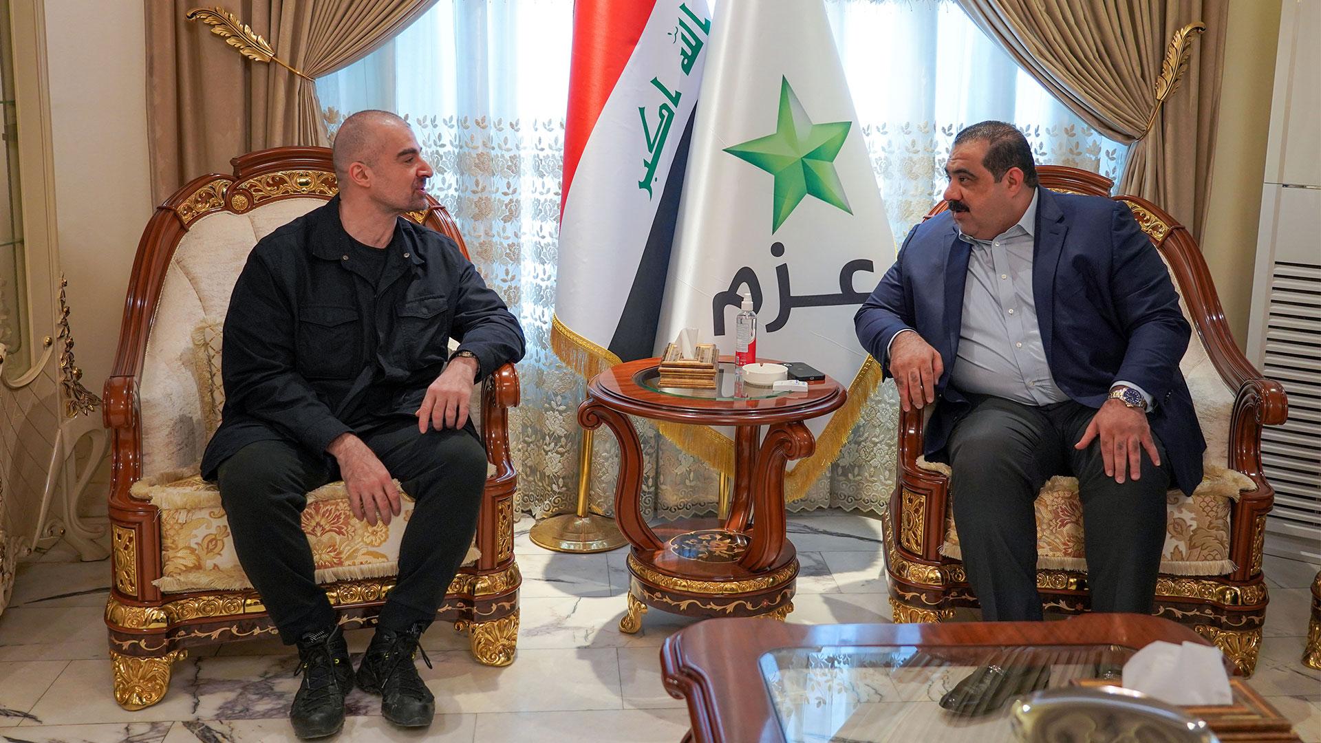 وەفدی باڵا یەکێتی و ھاوپەیمانیی عەزم کۆبوونەوە