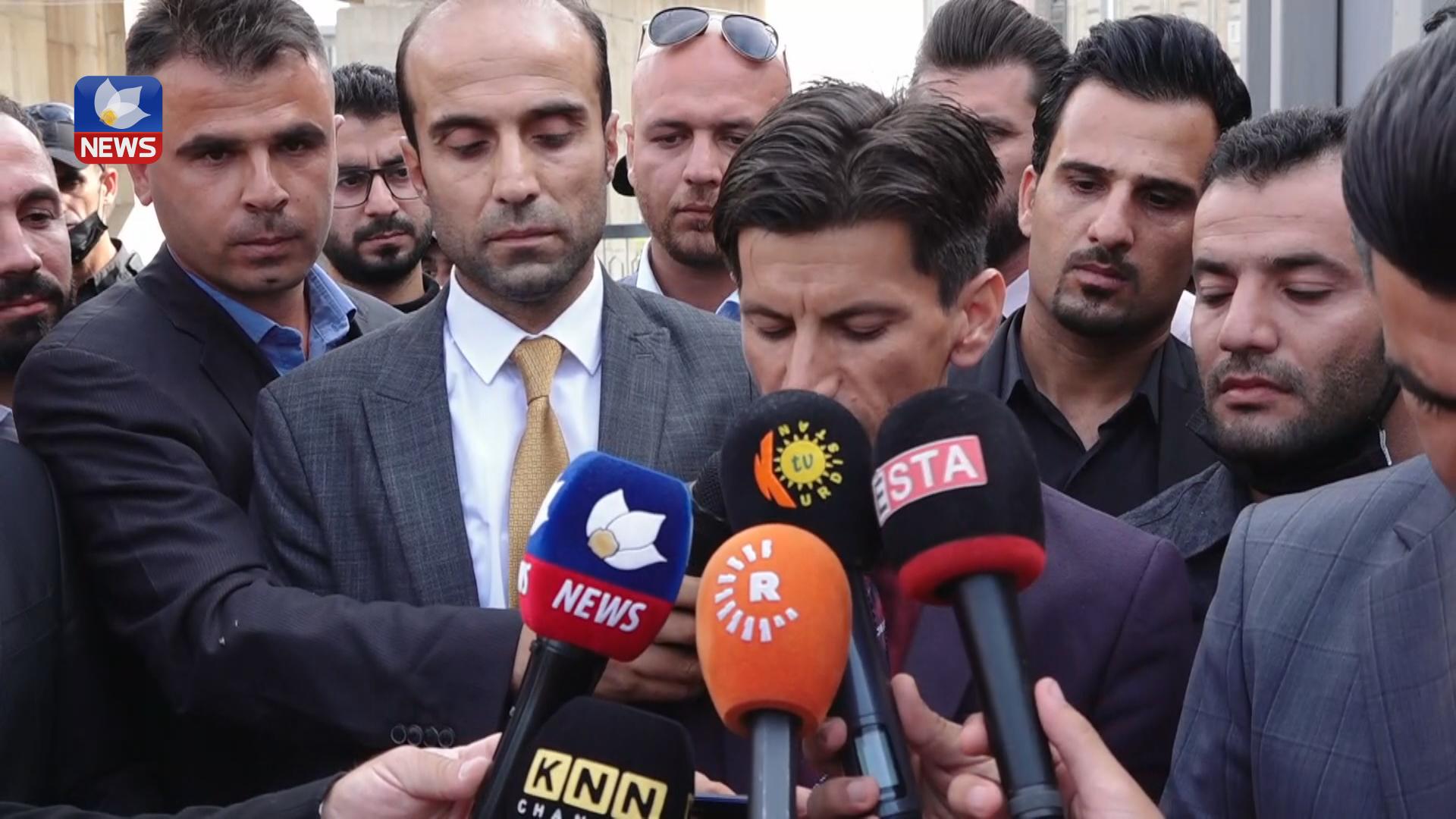 مامۆستایانی وانەبێژ لە بەردەم پەرلەمانی کوردستان گردبوونەوە