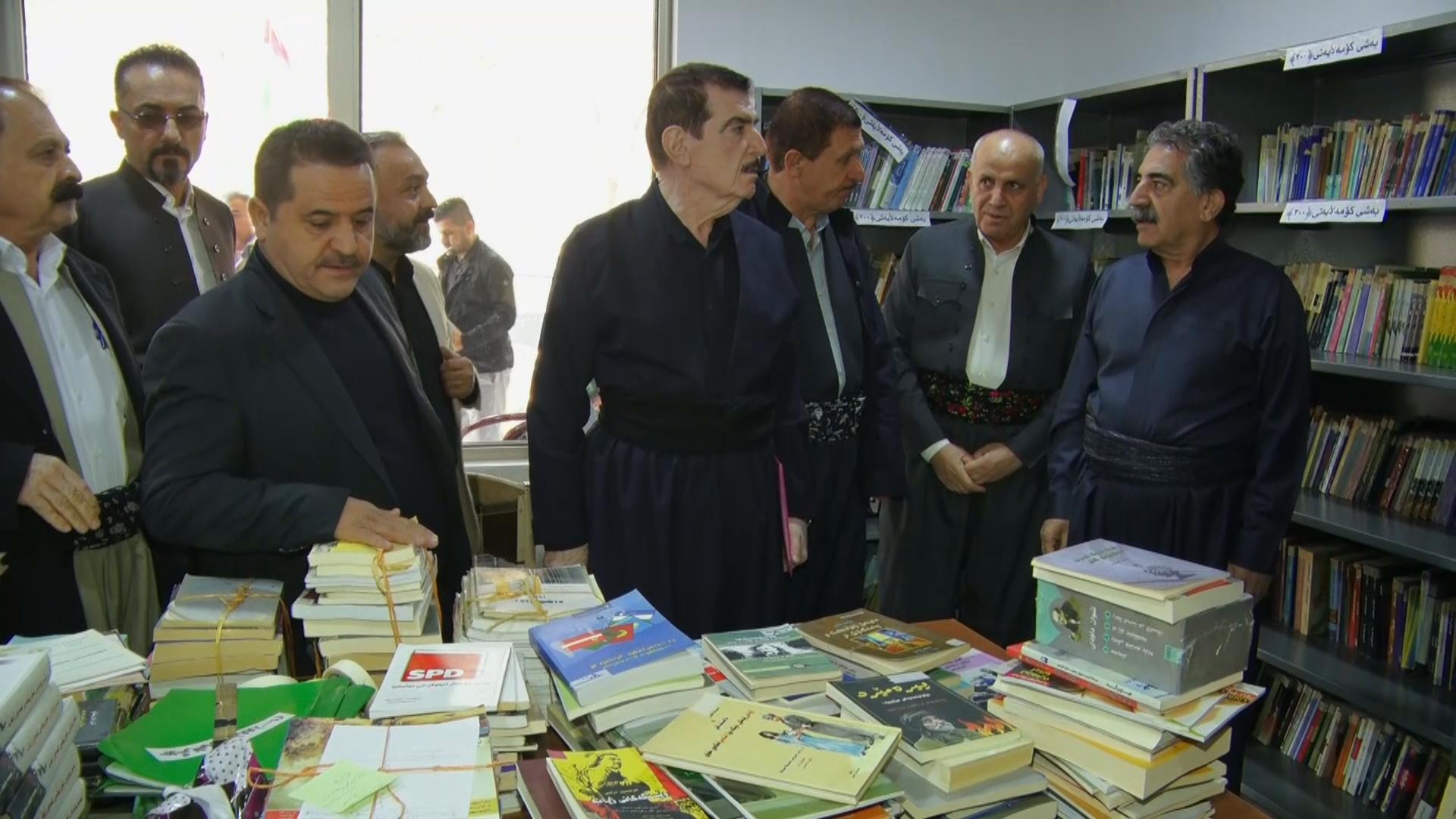 کتێبخانەی گشتی تەوێڵە لە بینایەکی نوێدا کرایەوە