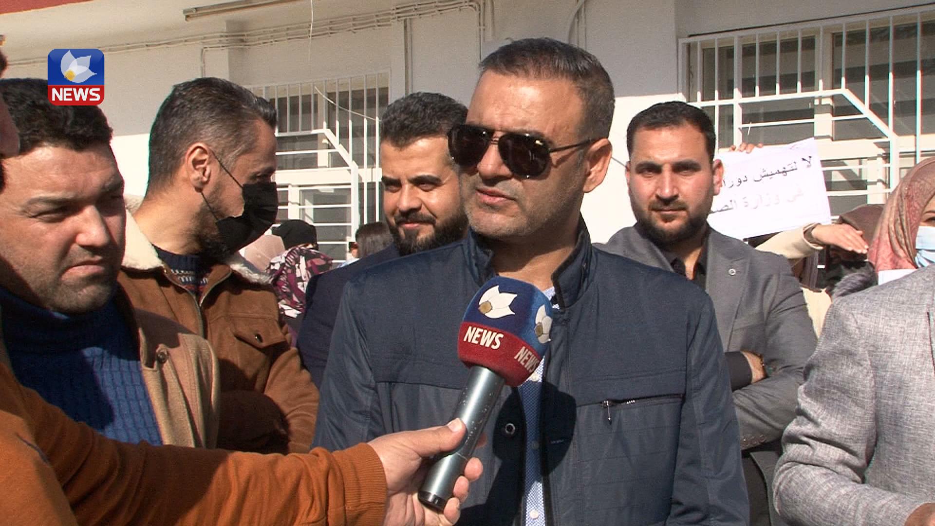 ئەندازیارانی تەندروستی لە کەرکوک داوای دەرماڵەی مەترسی دەکەن