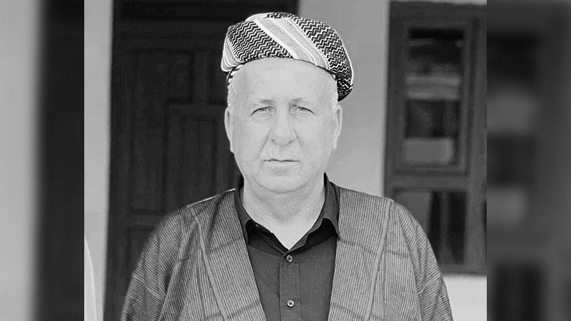 بافڵ جەلال تاڵەبانی پرسەنامەیەک ئاڕاستەی خزمانی زیدکی لە بادینان دەکات 