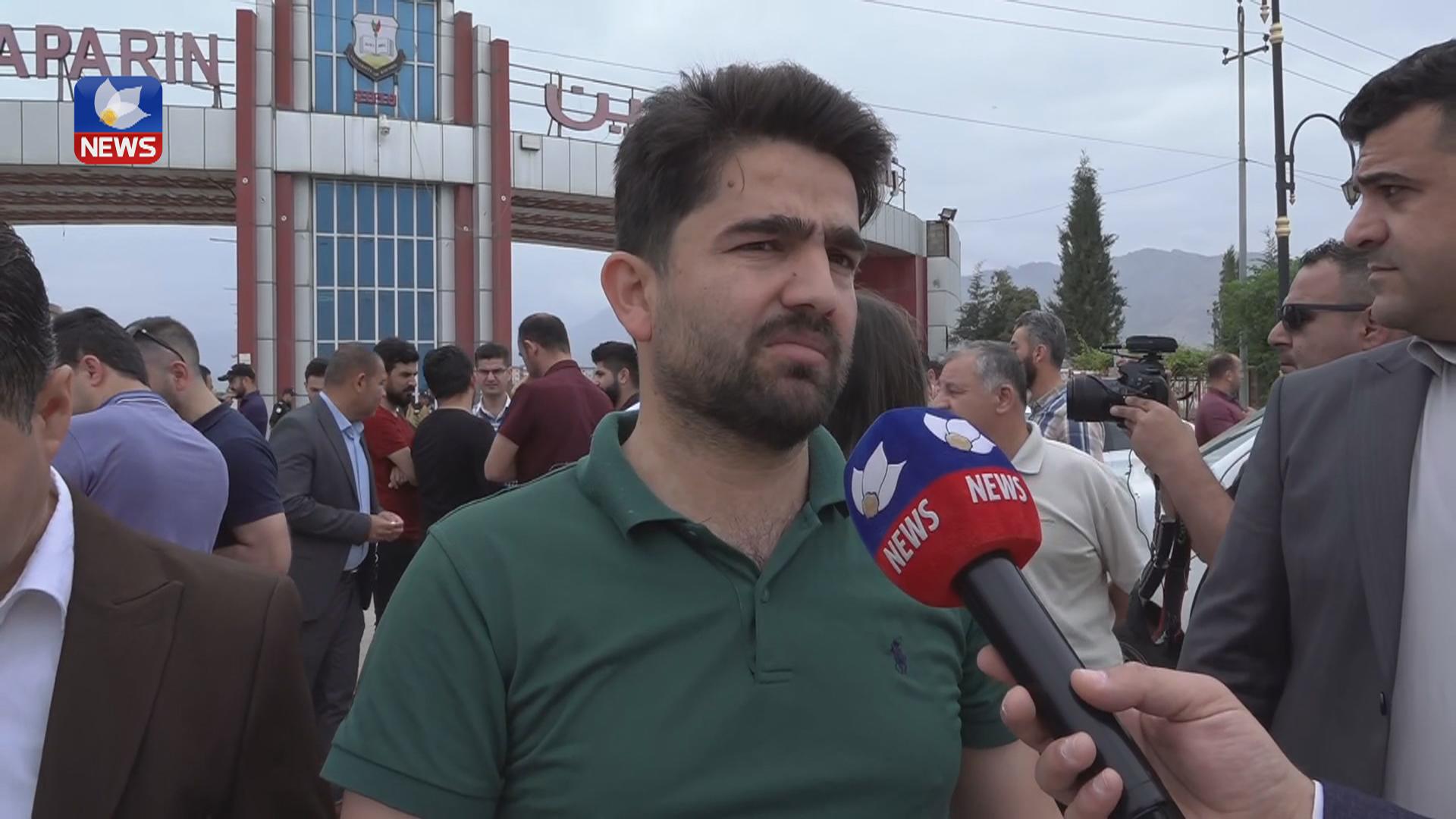 فەرمانبەرانی زانکۆی ڕاپەڕین دژی دواکەوتنی مووچەکانیان گردبوونەوە