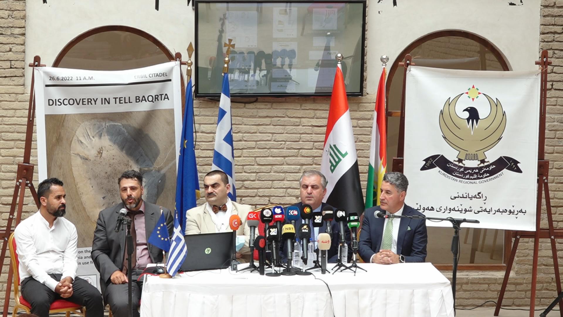 ئەنجامی هەڵكۆڵینی شوێنەواری لە هەردوو گردی نادر و باقرتە لە هەولێر بەردەوامە