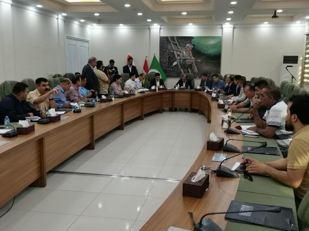 رزگار عەلی لەگەڵ بازنەی دووی کەرکوک کۆبۆوە