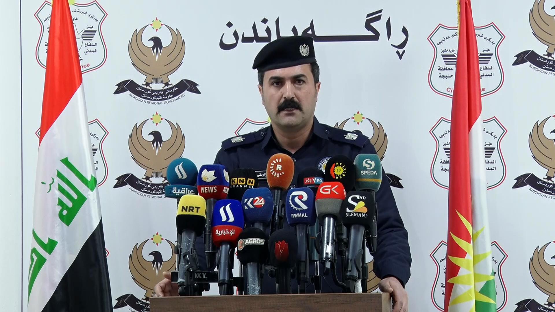 ٣١٢ رووداو لە سنوری ھەڵەبجە تۆمارکراوە