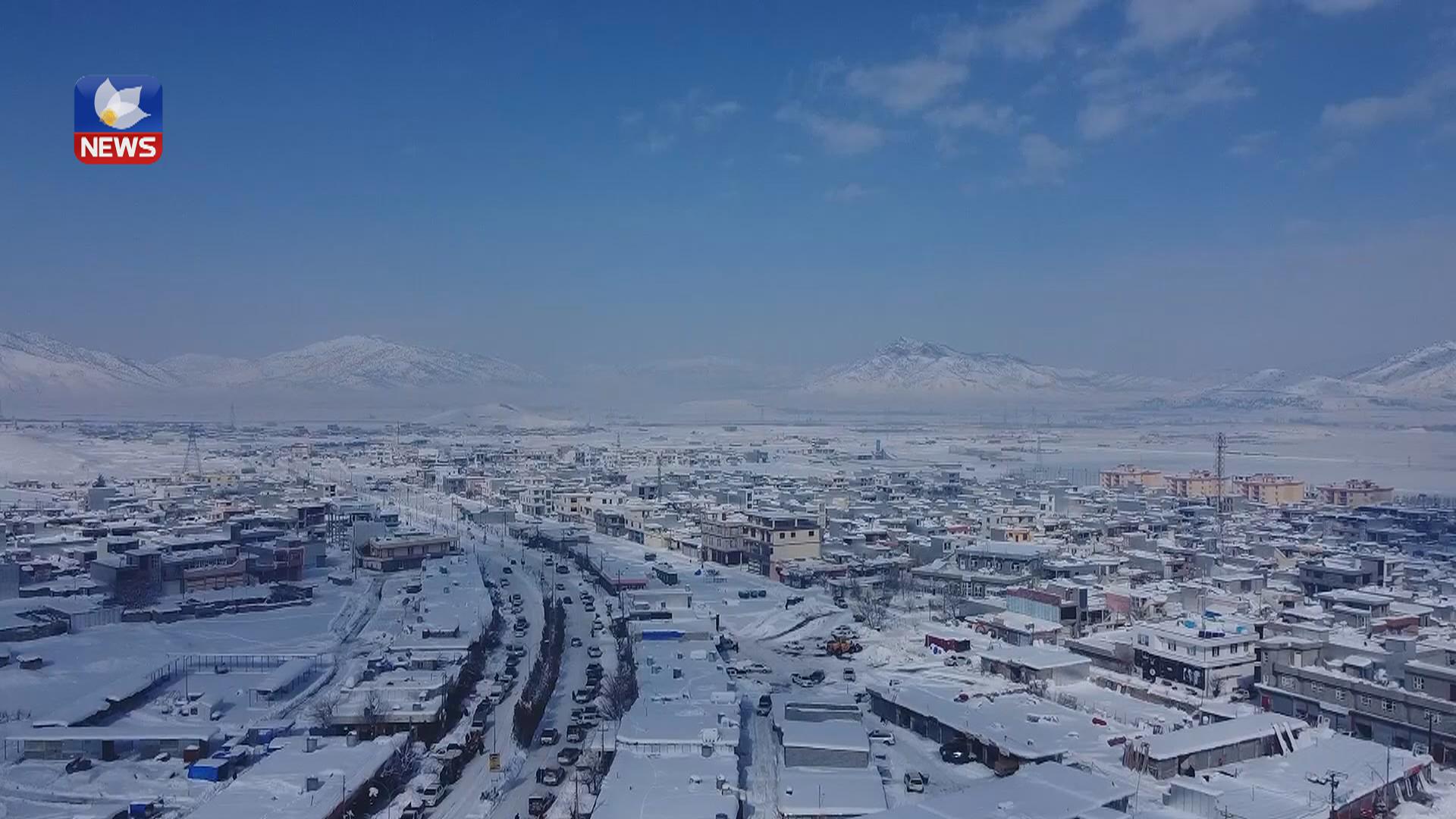 بەفر ئاستەنگی ژیانی بۆ ھاووڵاتیانی پێنجوێن دروست کردووە
