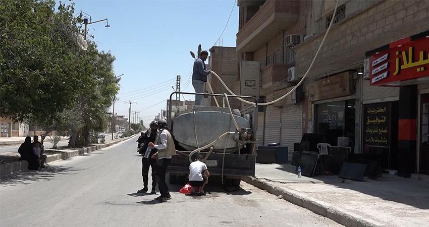 تورکیا زیاتر لە یەک ملیۆن کەس لە رۆژئاڤای کوردستان تینوو دەکات