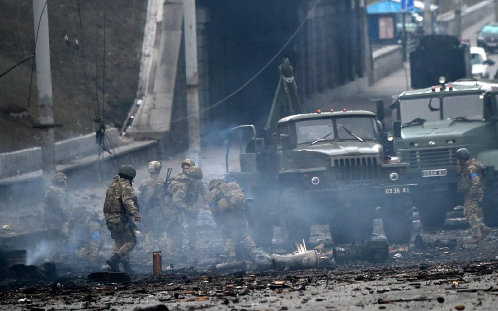 شەڕی سەخت لە سنورەکانی کیێڤ بەرێوەدەچێت  