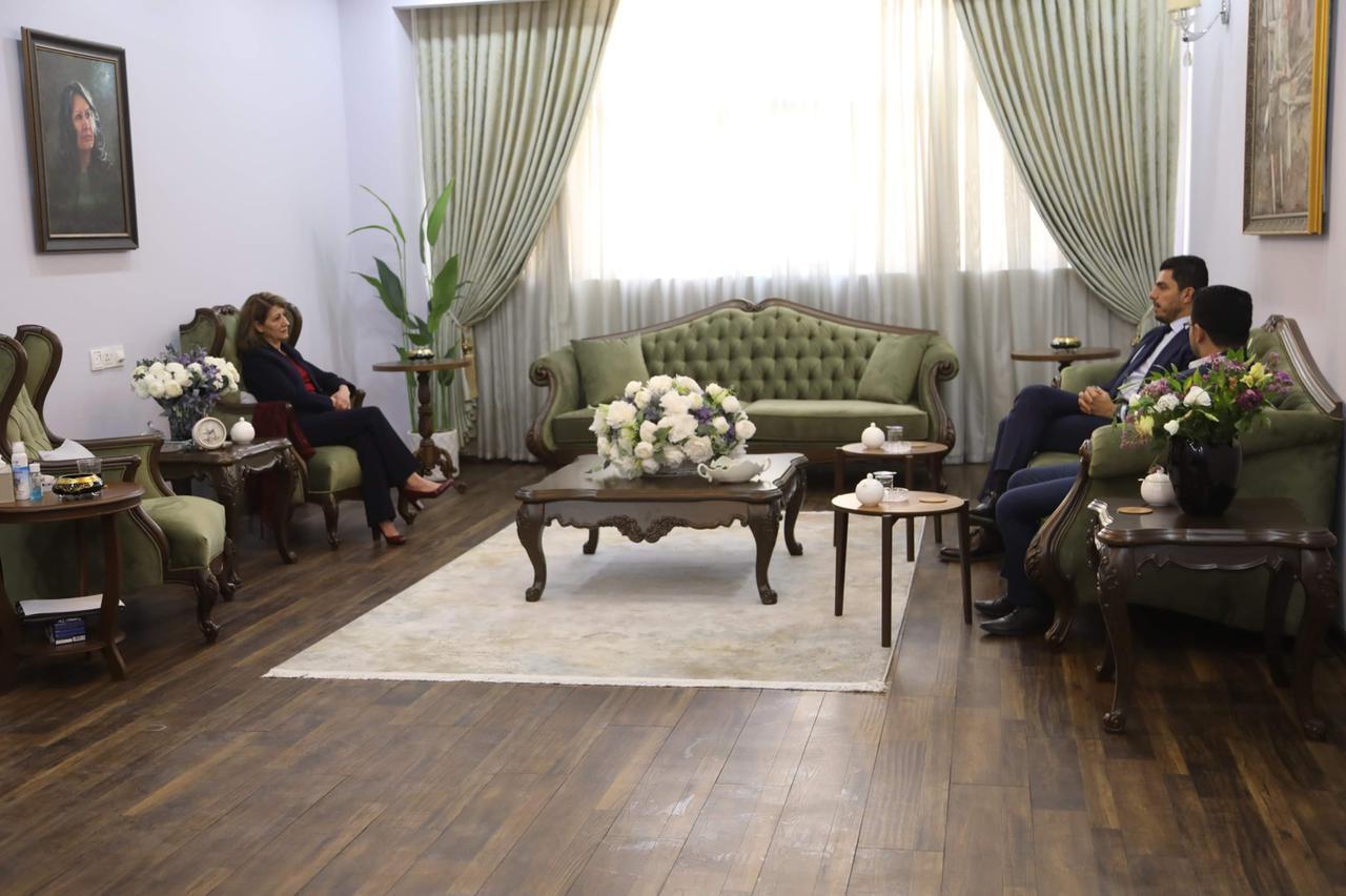 شاناز ئیبراھیم ئەحمەد و دەرباز کۆسرەت رەسوڵ کۆبوونەوە 