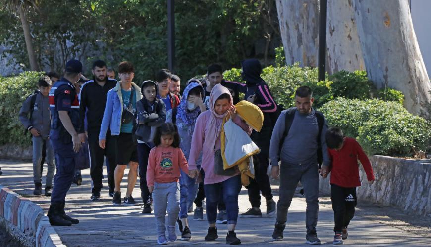 لە تورکیا ٢٥٤ کۆچبەری نایاسایی دەستگیر کران