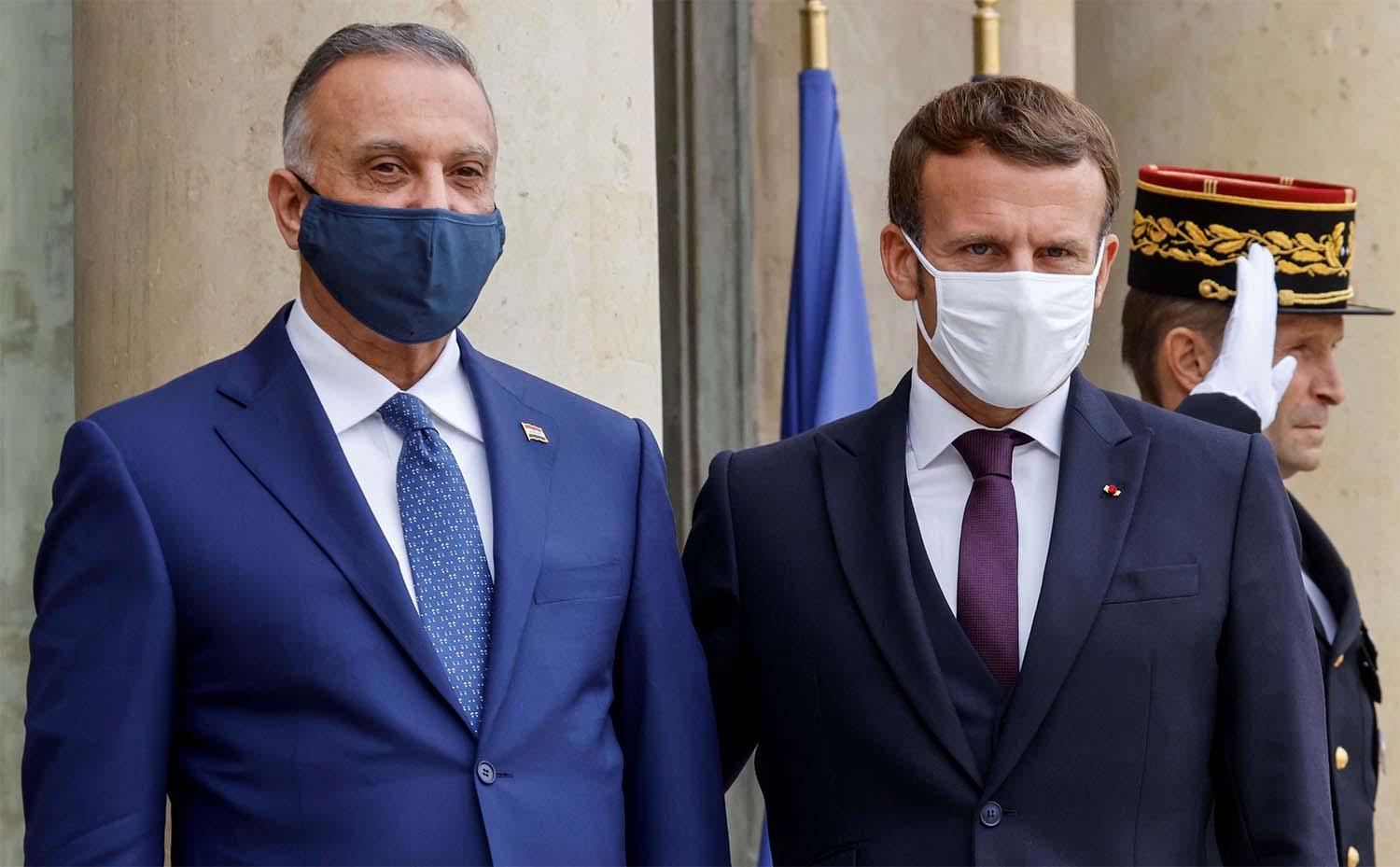 ماکرۆن پشتیووانی داواکارییەکەی کازمی بۆ دانووستانی لایەنەکان دەکات