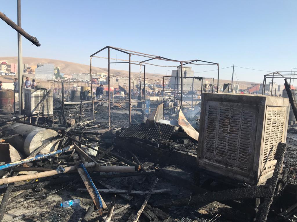 ئاوارەکانی کەمپی شاریا داوا دەکەن بگەڕێنەوە بۆ شەنگال