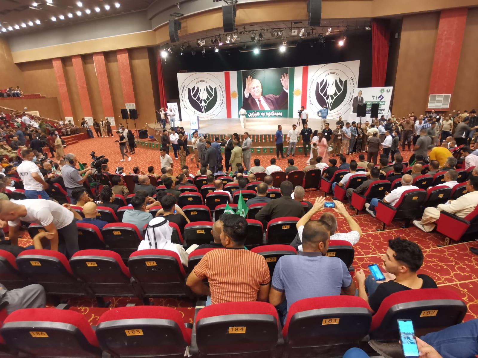 لە کەرکوک بانگەشەی جەماوەریی بۆ لیستی ھاوپەیمانی کوردستان دەستیپێکرد